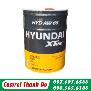 Dầu thủy lực cao cấp Hyundai Xteer AW 68 20 lít